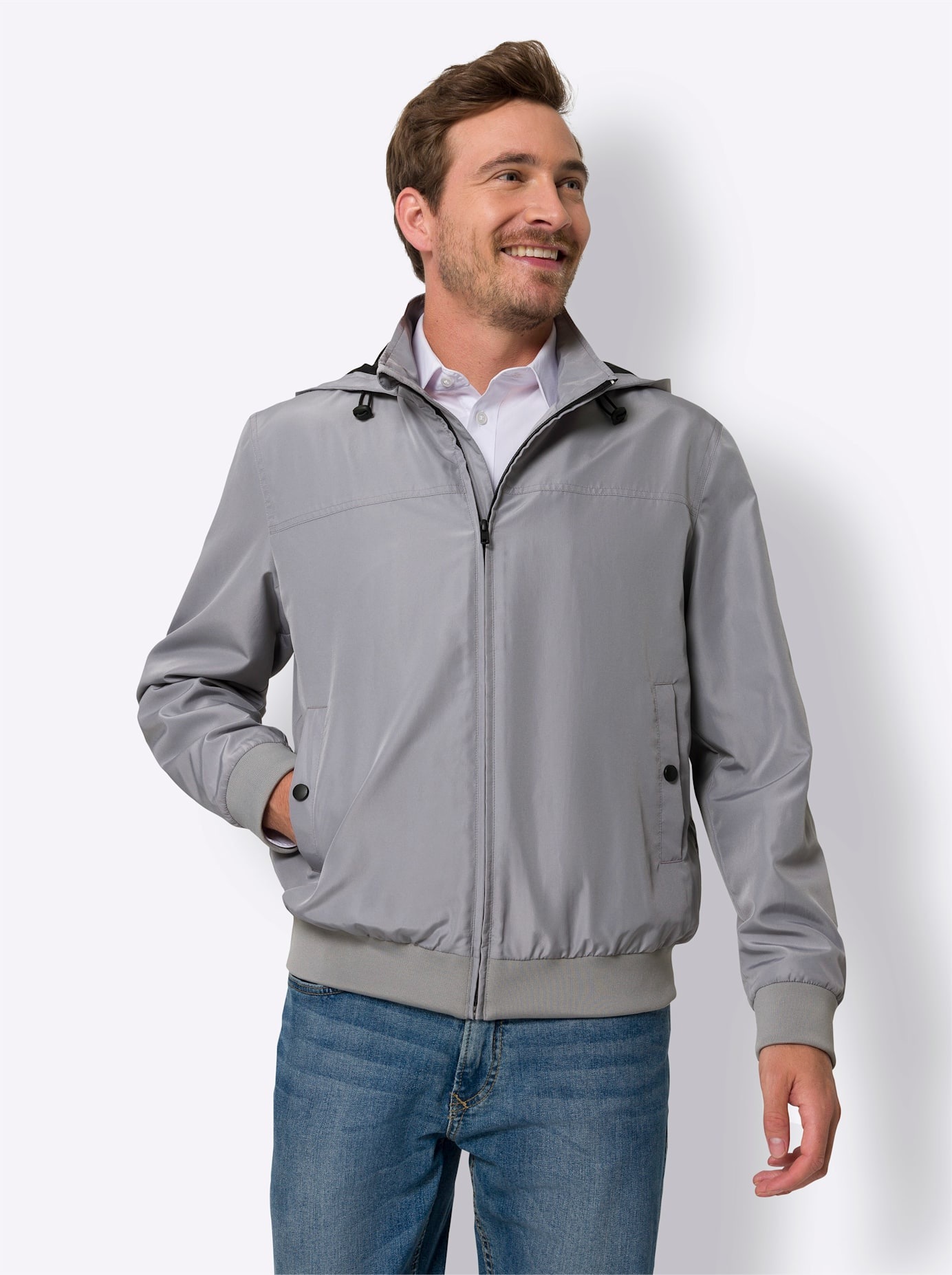 Classic Blouson mit Kapuze
