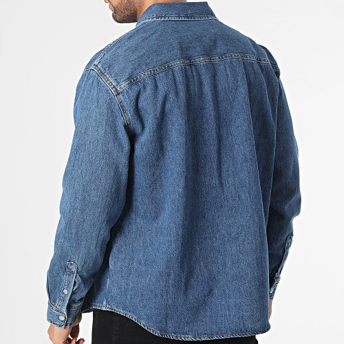 Chemise En Jean Manches Longues Relaxed Linear 2389 Bleu Denim