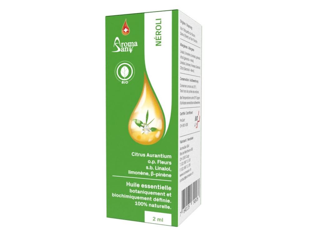 Aromasan Bitterorange Neroli bigarade Äth/Öl Bio in Schachtel 2 ml