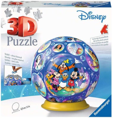 Ravensburger 3D-puslespill Disney-karakterer 72 Brikker