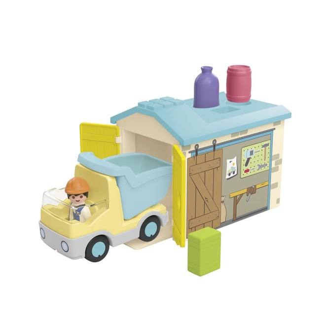 PLAYMOBIL®71686 - LKW mit Sortiergarage - Playmobil Junior
