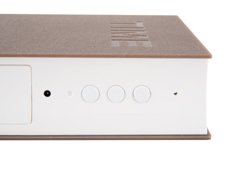 Alarm Clock Book LED KA5861WG Warm grey