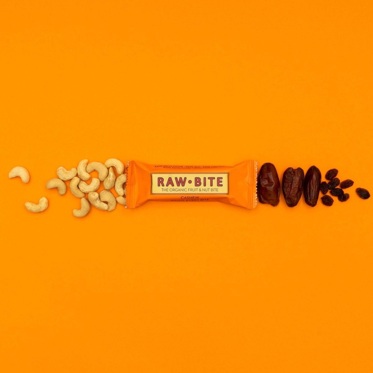 RAWBITE Frucht- & Nussriegel mit Cashew