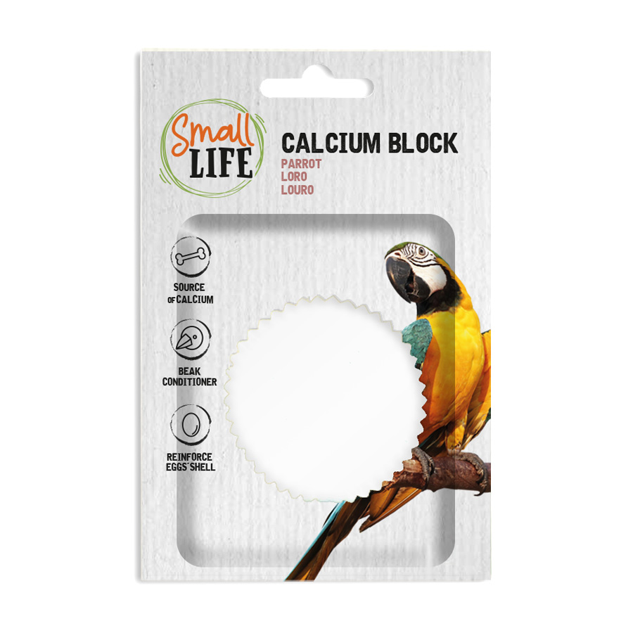 Bloco de cálcio Small Life para papagaios