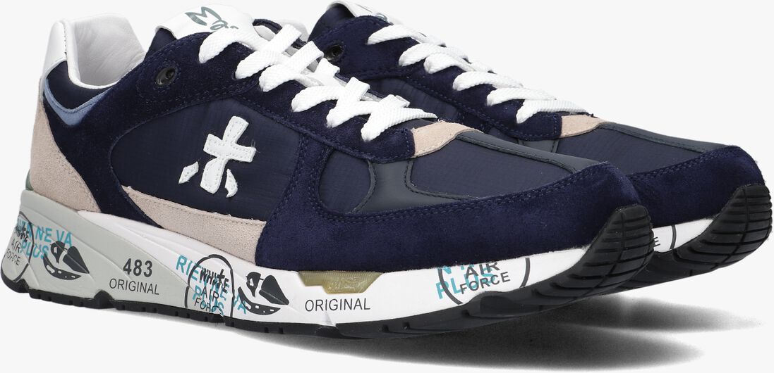 PREMIATA blauwe premiata lage sneakers mase