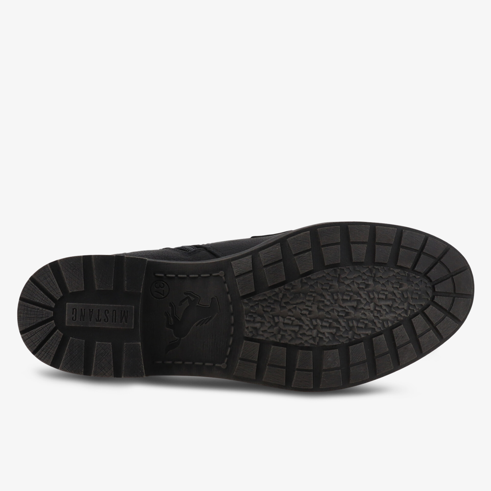 MUSTANG Damen Schnürstiefeletten schwarz