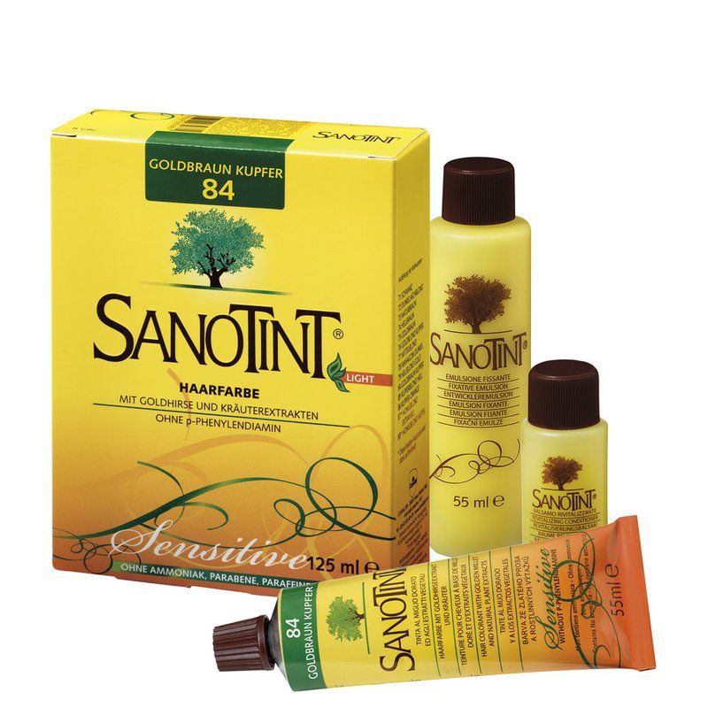 Sanotint Haarfarbe Light 84 Goldbraun