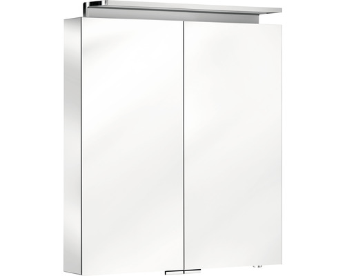 KEUCO Royal L1 spiegelkast, 65 x 15 x 74,2 cm, gespiegeld, 2-deurs, LED, IP24