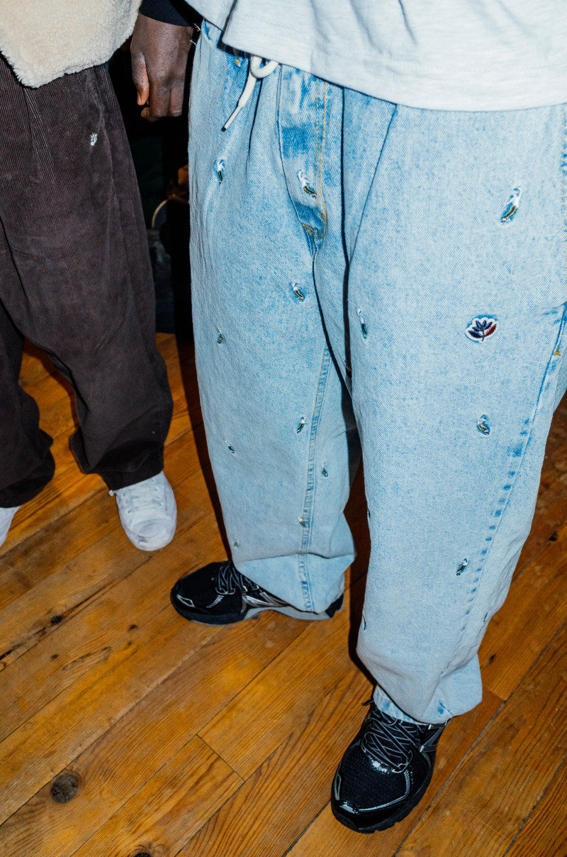 PANTALON LARGE PWS - DENIM LAVÉ
