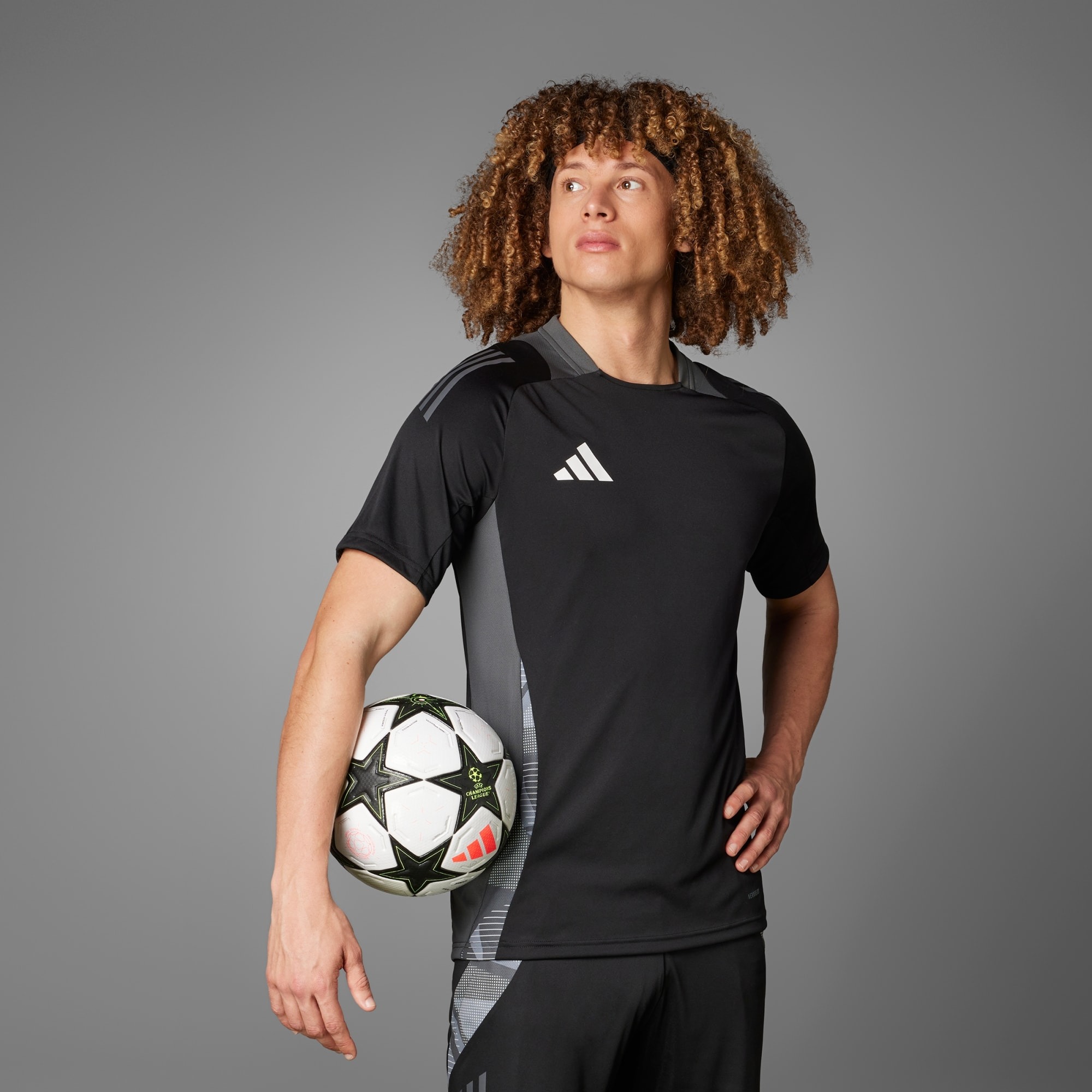 UCL Pro 24/25 Group Stage Ball White/Aurora Black/Platinum Metallic/Team Solar Yellow