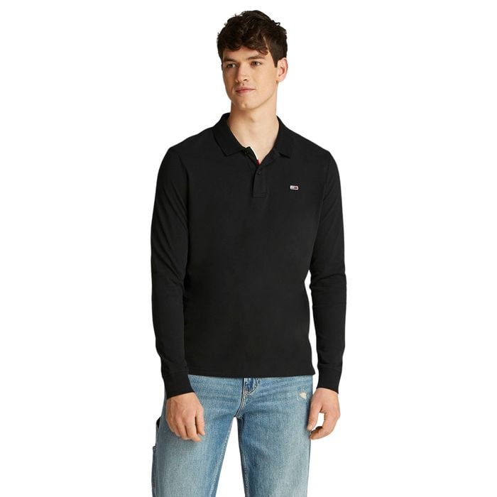 Tommy Hilfiger Slim Placket Longsleeve Polo Heren