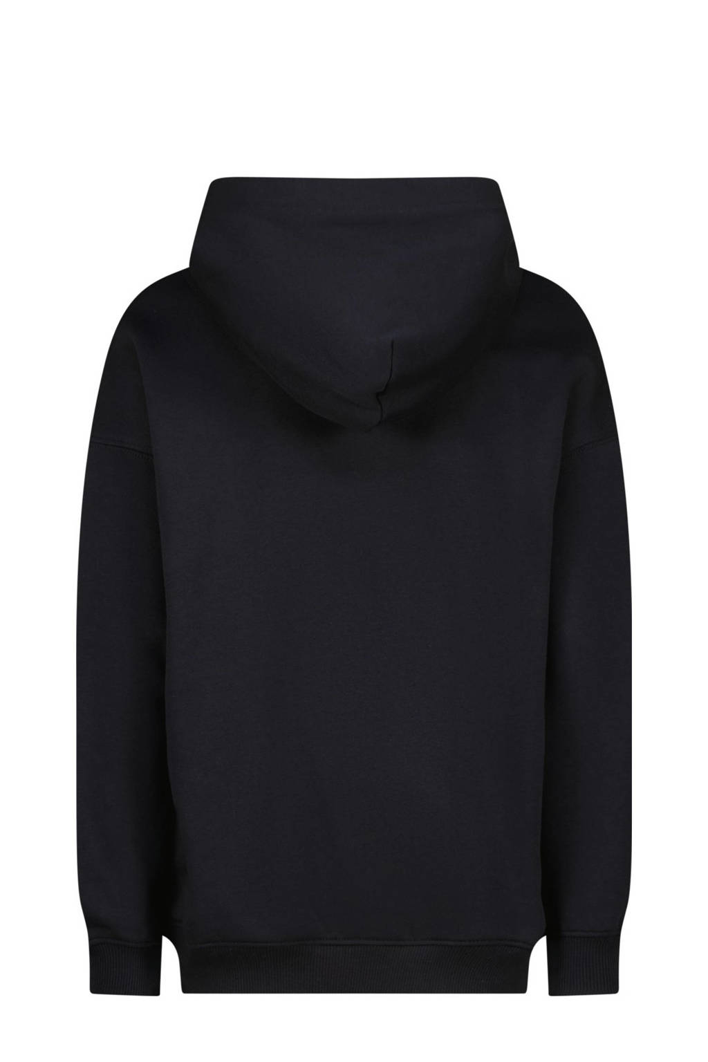Vingino hoodie Basic met printopdruk zwart
