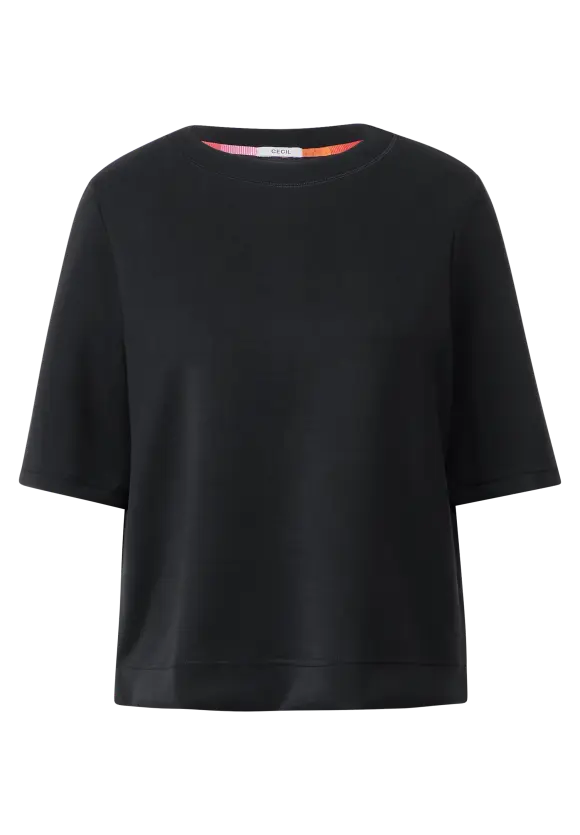 Kurzarm Sweatshirt - Black