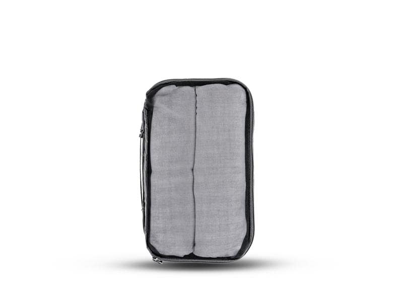 Wandrd Packing Cube Medium Schwarz Packwürfel für Ordnung im Rucksack oder Koffer