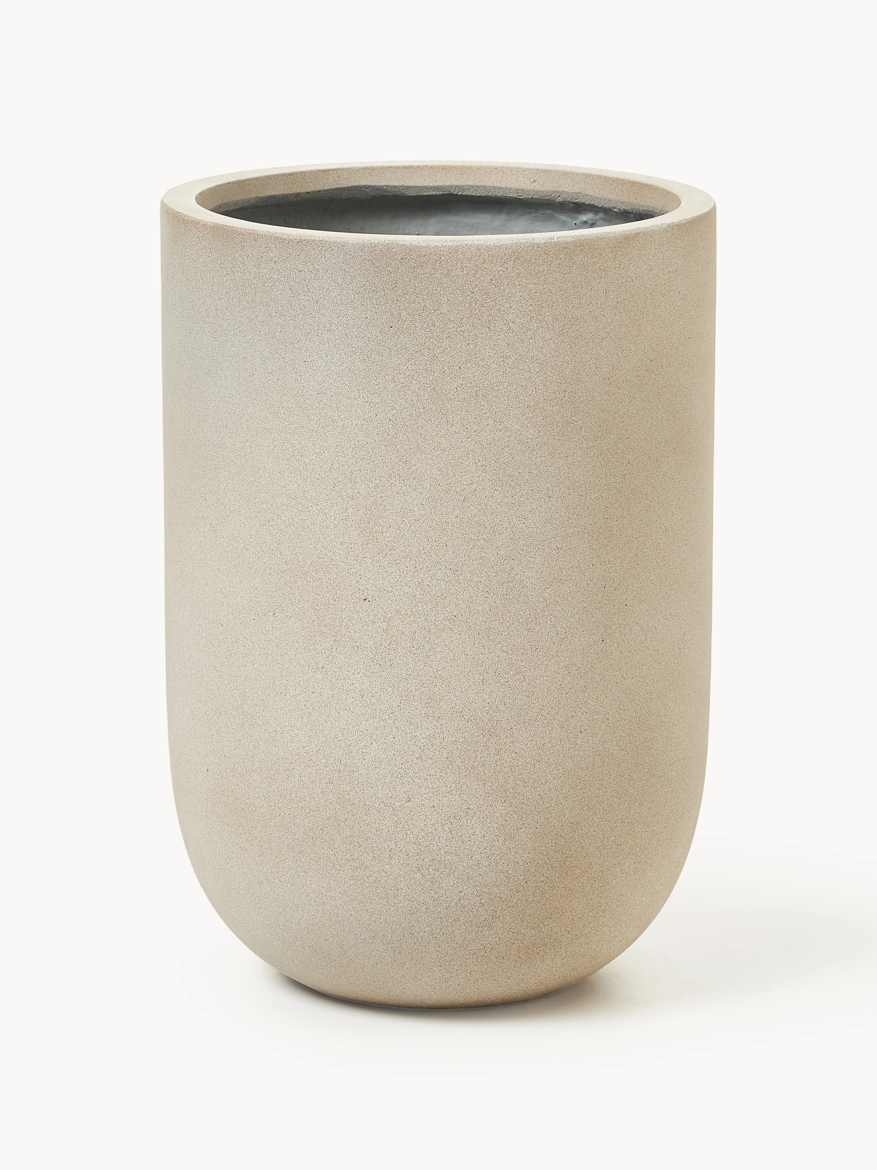 Outdoor plantenpot Tuscany van beton, H 49 cm