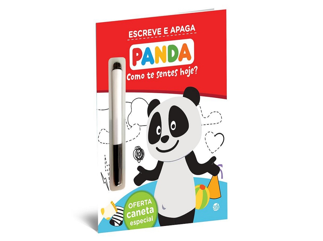 LIVRO PANDA - COMO TE SENTES HOJE? - ESCREVE E APAGA