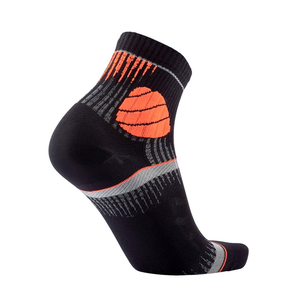 Sidas TRAIL ULTRA - Chaussettes noir/orange