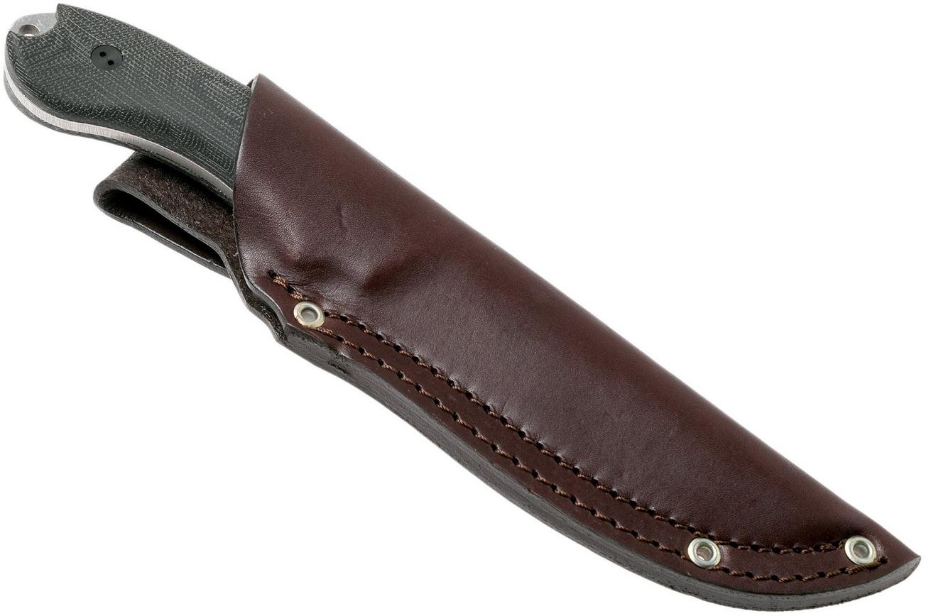 Bradford Guardian 4, 3D Black Micarta Guardian 4 M390, Sabre Stonewashed 4S-101