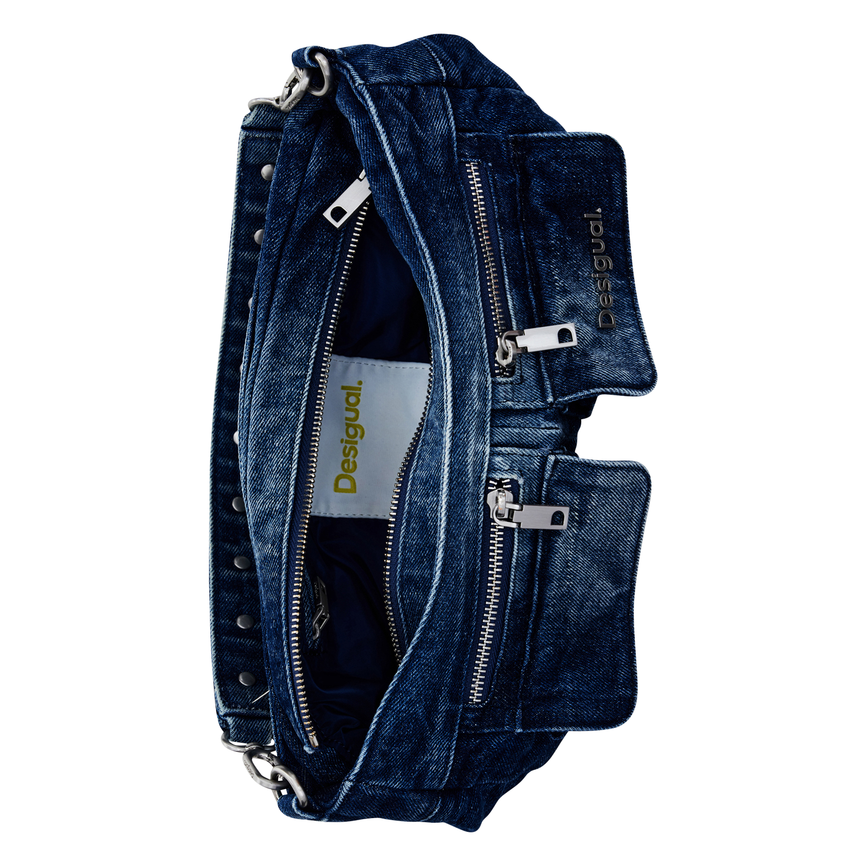 Sac épaule en coton | Bleu