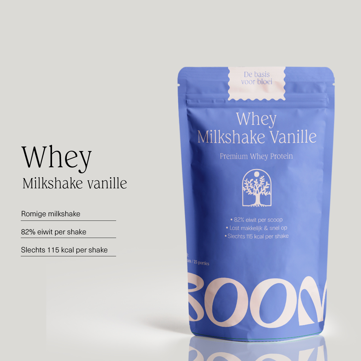 Boom Nutritions Whey Milkshake Vanille (750 gr)