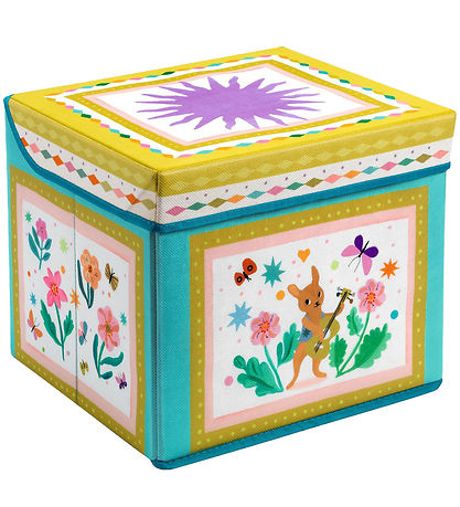 Djeco Aufbewahrungskiste - 29x26x25 cm - Wohnwagen
