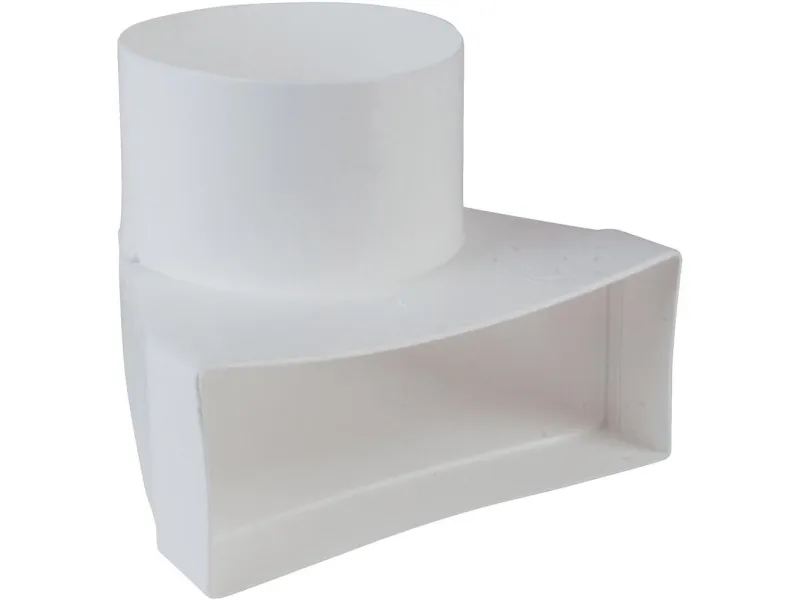 Wallair N15840 Fladkanals-ventilationssystem 150 Afbøjningsstykke