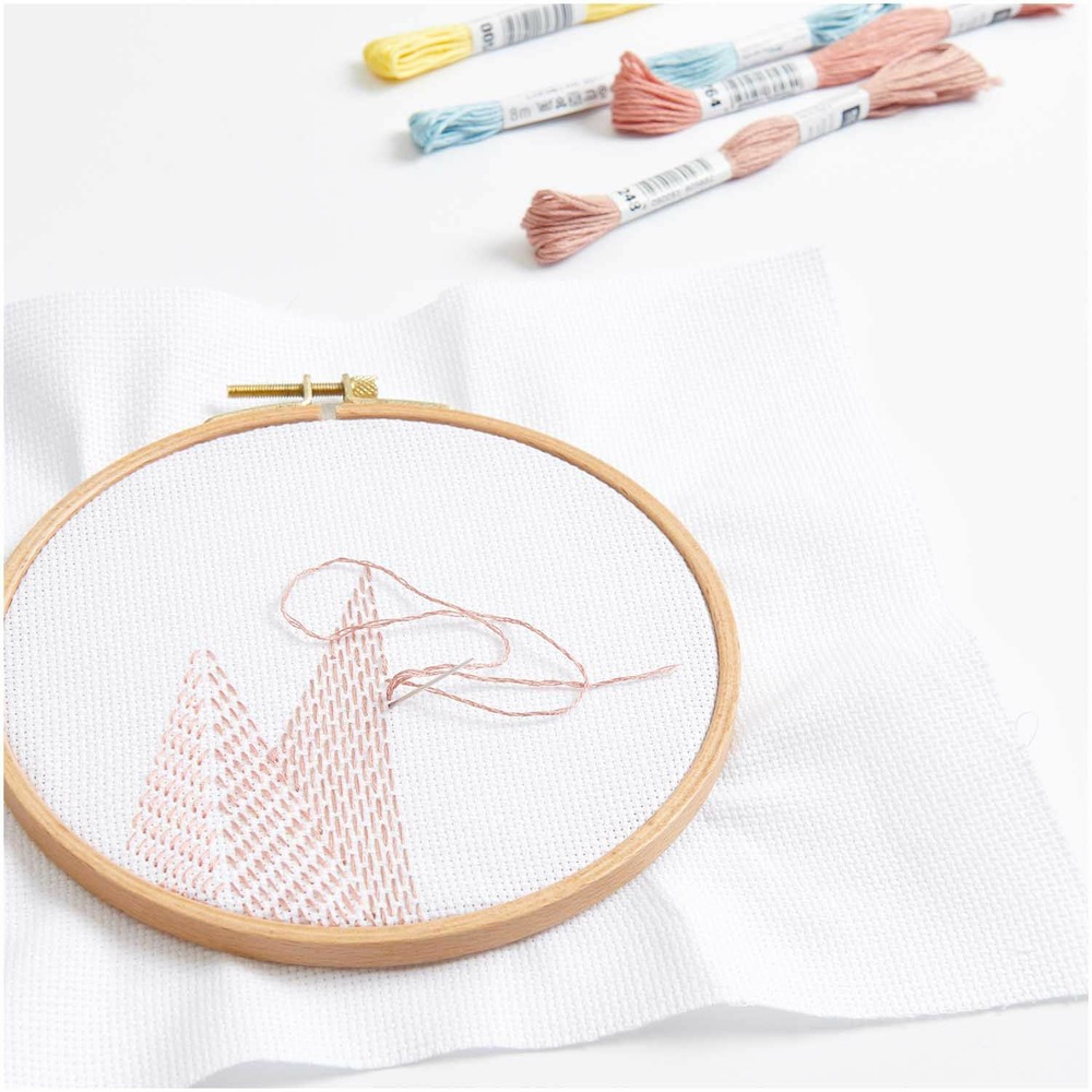Kit de broderie sashiko montagne