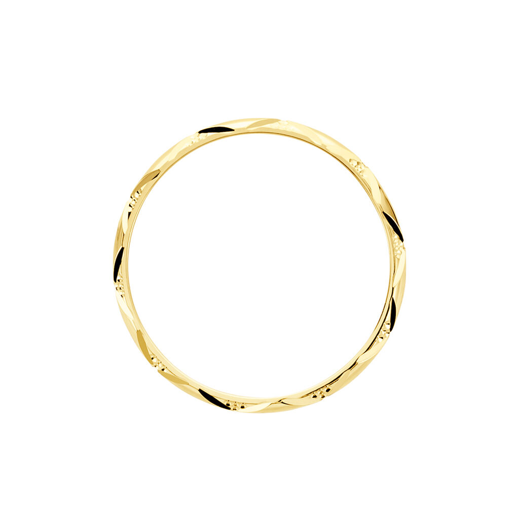Alliance Harmonie Demi Jonc Classique Or Jaune