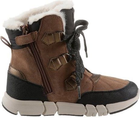 Geox - J FLEXYPER GIRL B - Enkellaarsjes - Zwart - Leer