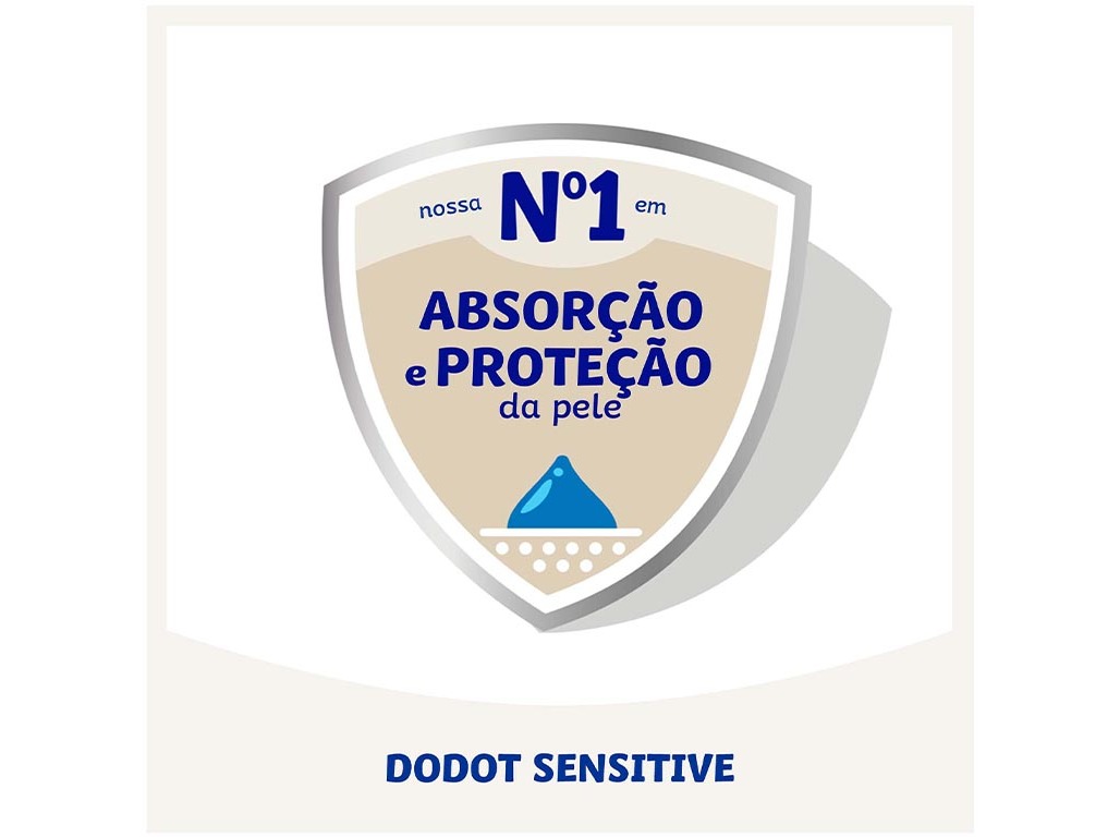 FRALDAS DODOT SENSITIVE T3 6-10KG 56 UN