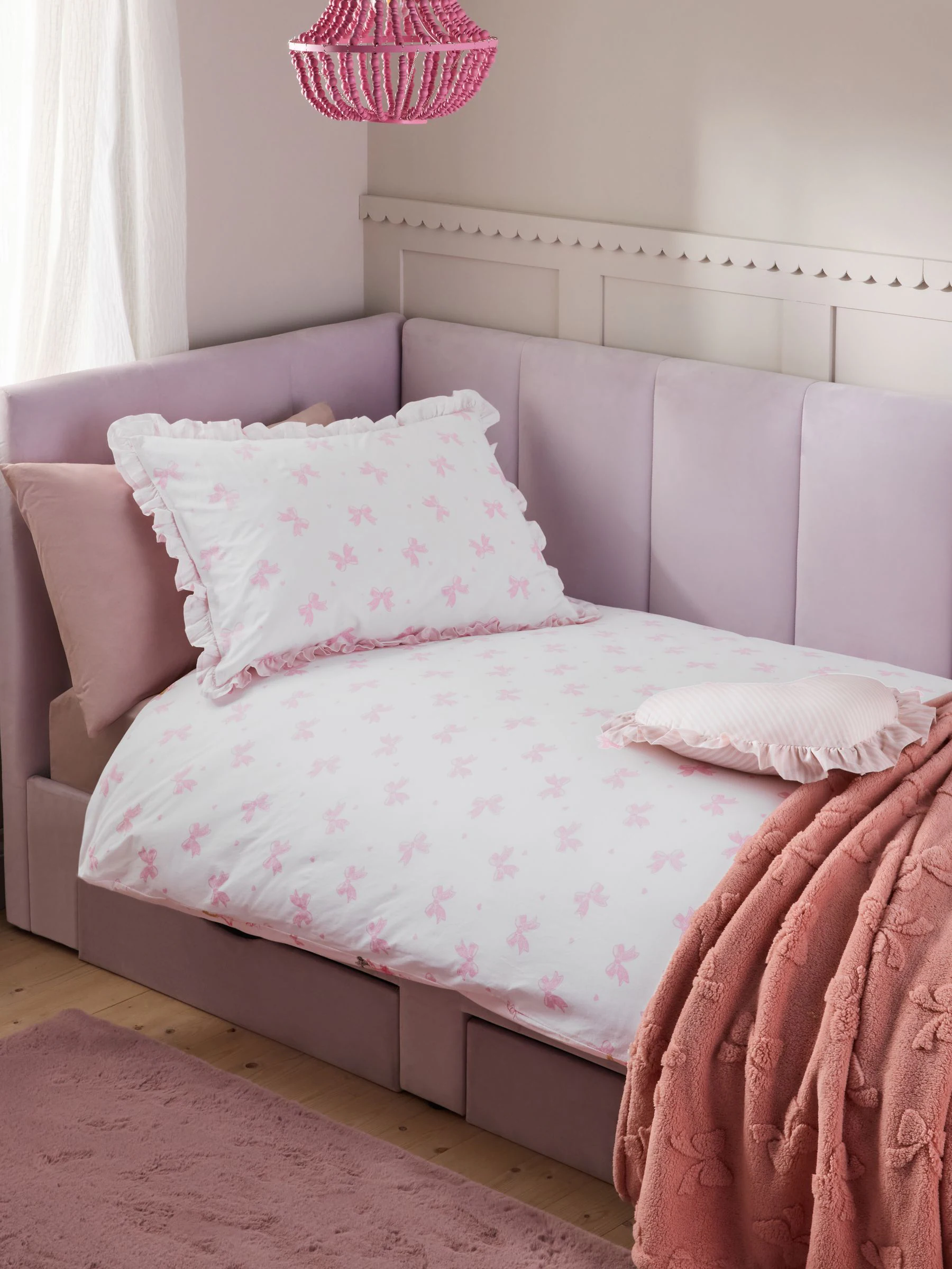 Superzachte 100% katoenen percale set van 200-draads dekbedovertrek en kussensloop