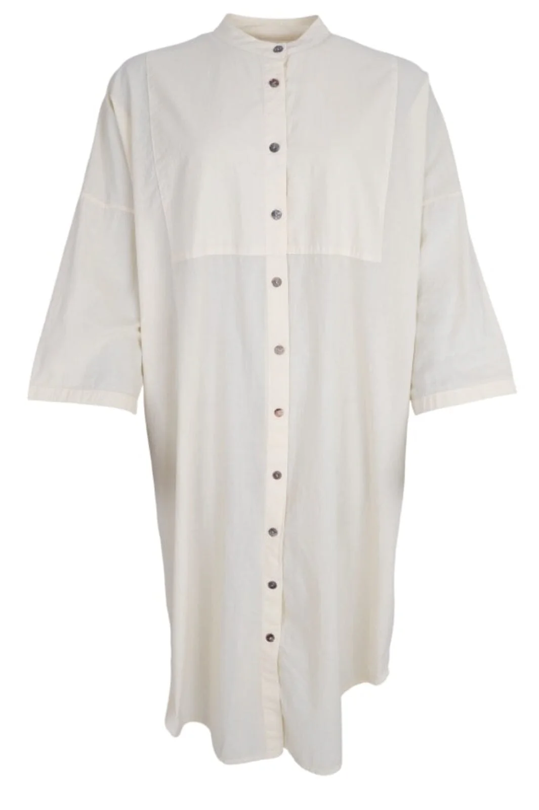 Black Colour Bclynette Shirt Dress off white