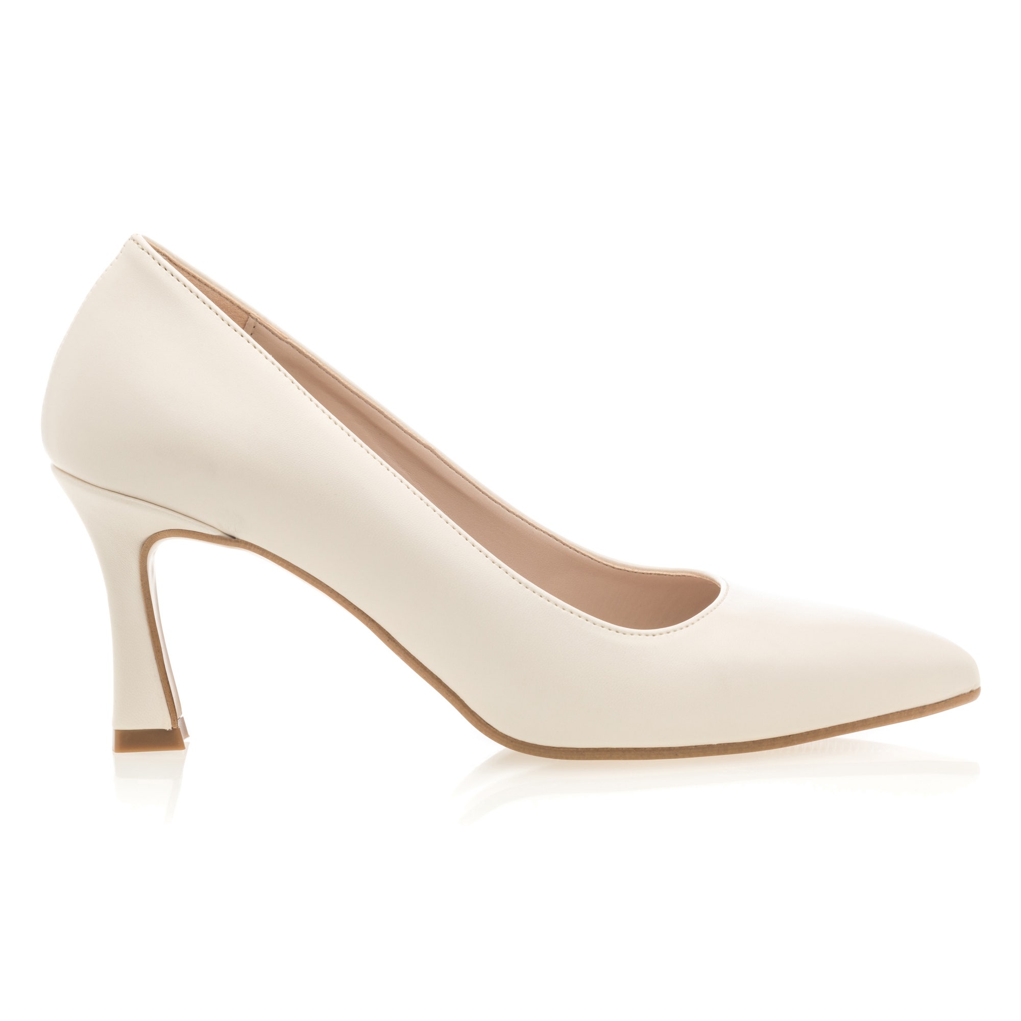 Escarpins à talon compensé Femme beige