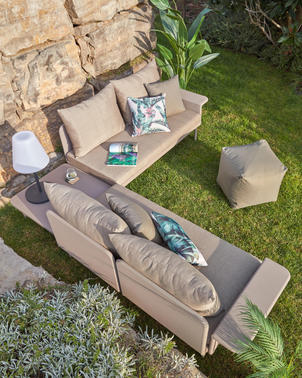 Kave Home Zaltana 4-zits tuinset zwart