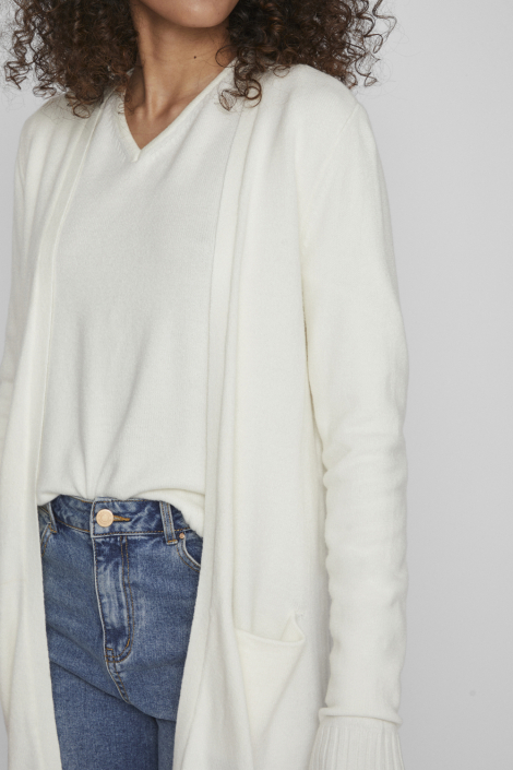 Vila ecru dames vest