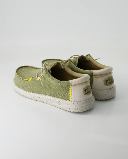 Hey Dude Wally Coastline Sneaker in Grün