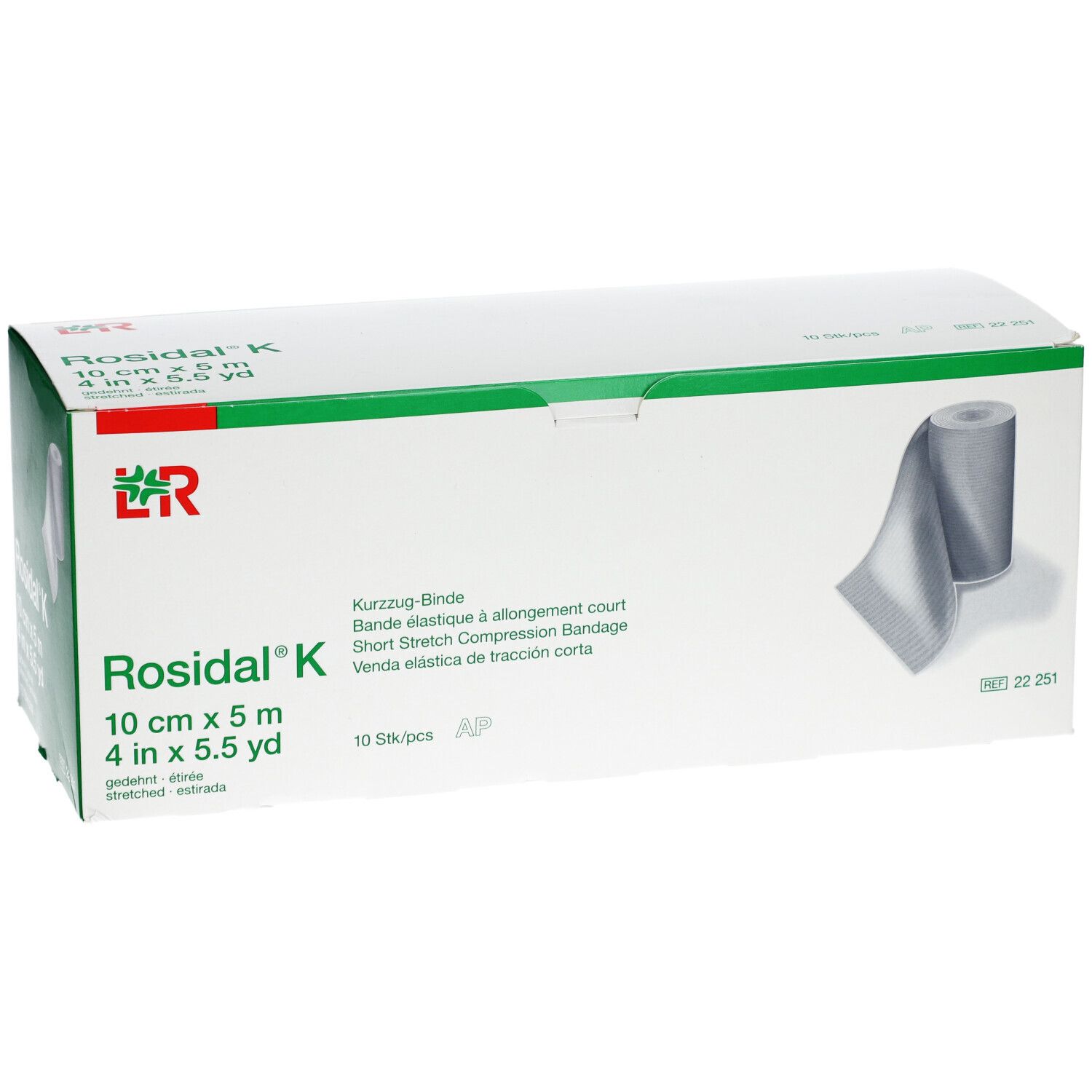ROSIDAL K Kurzzugbinde 10 cm x 5 m