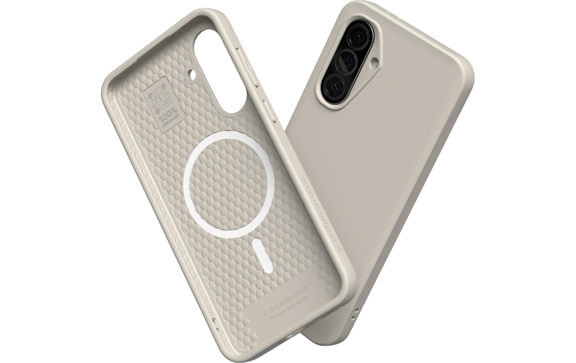 Back Cover Solidsuite MagSafe Galaxy A56 5G Shell BeigeMagSafe-kompatible Schutzhülle für das Samsung Galaxy A56 5G