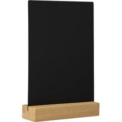 Ardoise de table, pied en chêne