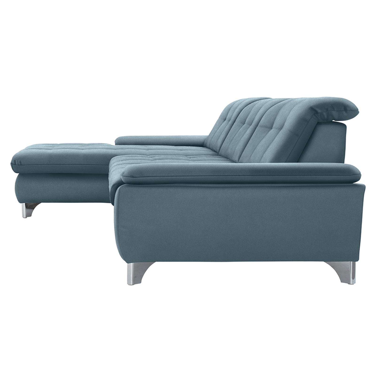 polsterpower Ecksofa - Belle ice - Basismodell - Recamiere links