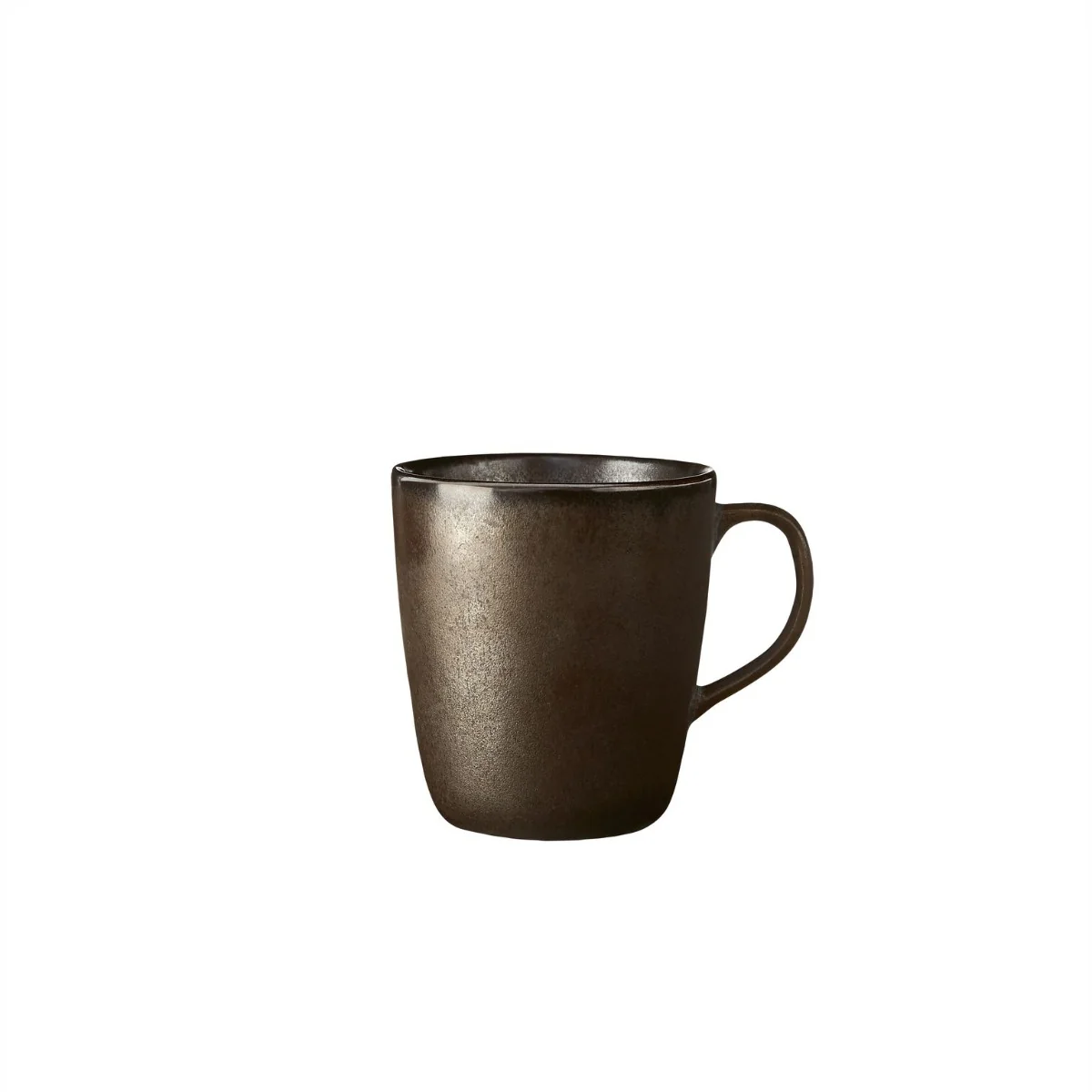 RAW  Krus m/hank, brun metallic - 35 cl.