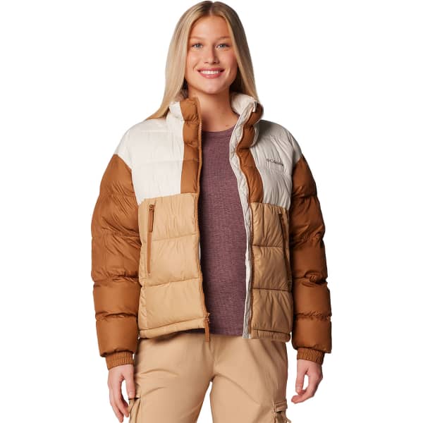Doudoune ski COLUMBIA PIKE LAKE II CROPPED JACKET W CANOE/CHALK/CAMEL BROWN