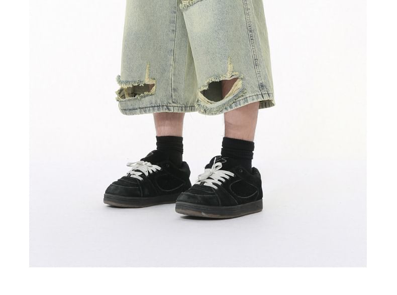 FAERIS - Jorts met hoge taille en wijde pijpen