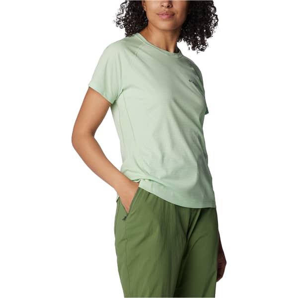 T-shirt randonnée COLUMBIA CIRQUE RIVER SHORT SLEEVE CREW SAGE LEAF