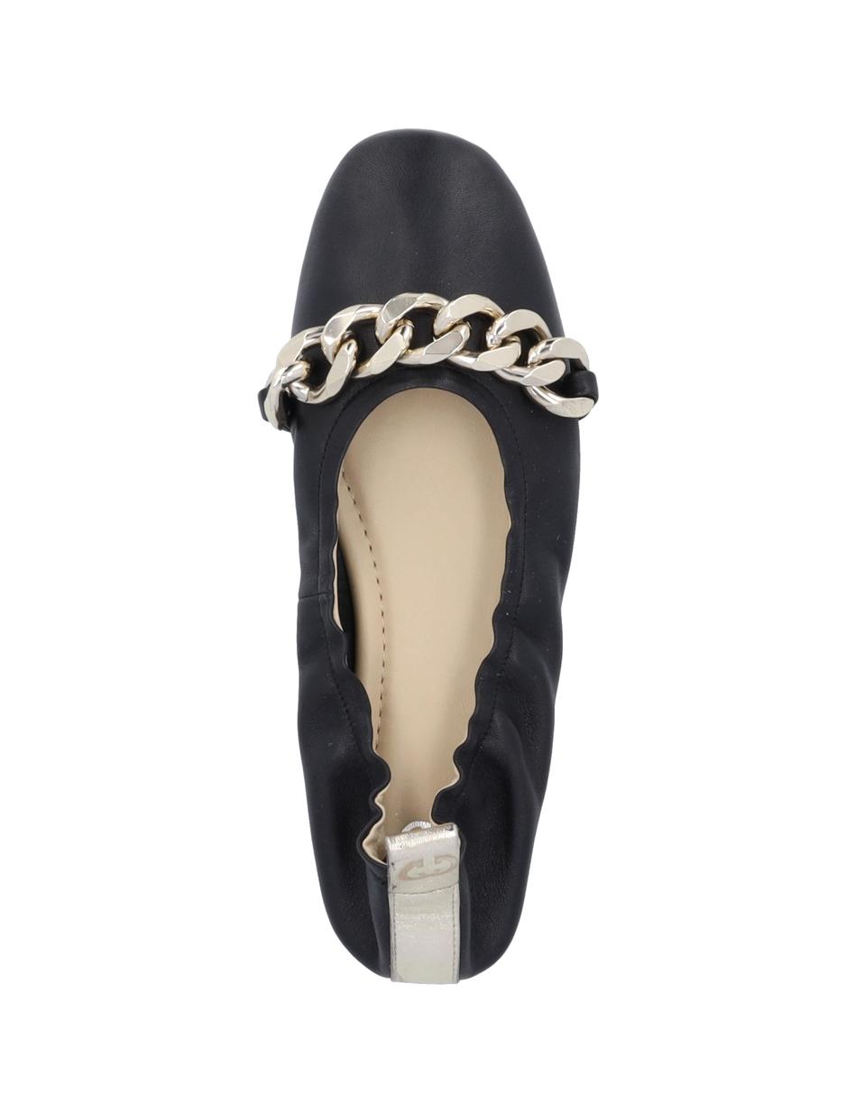 Ballerina Cecina 04, schwarz-gold