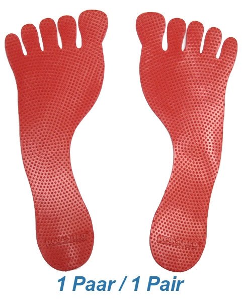 Markierungsfüße rot, 1 Paar