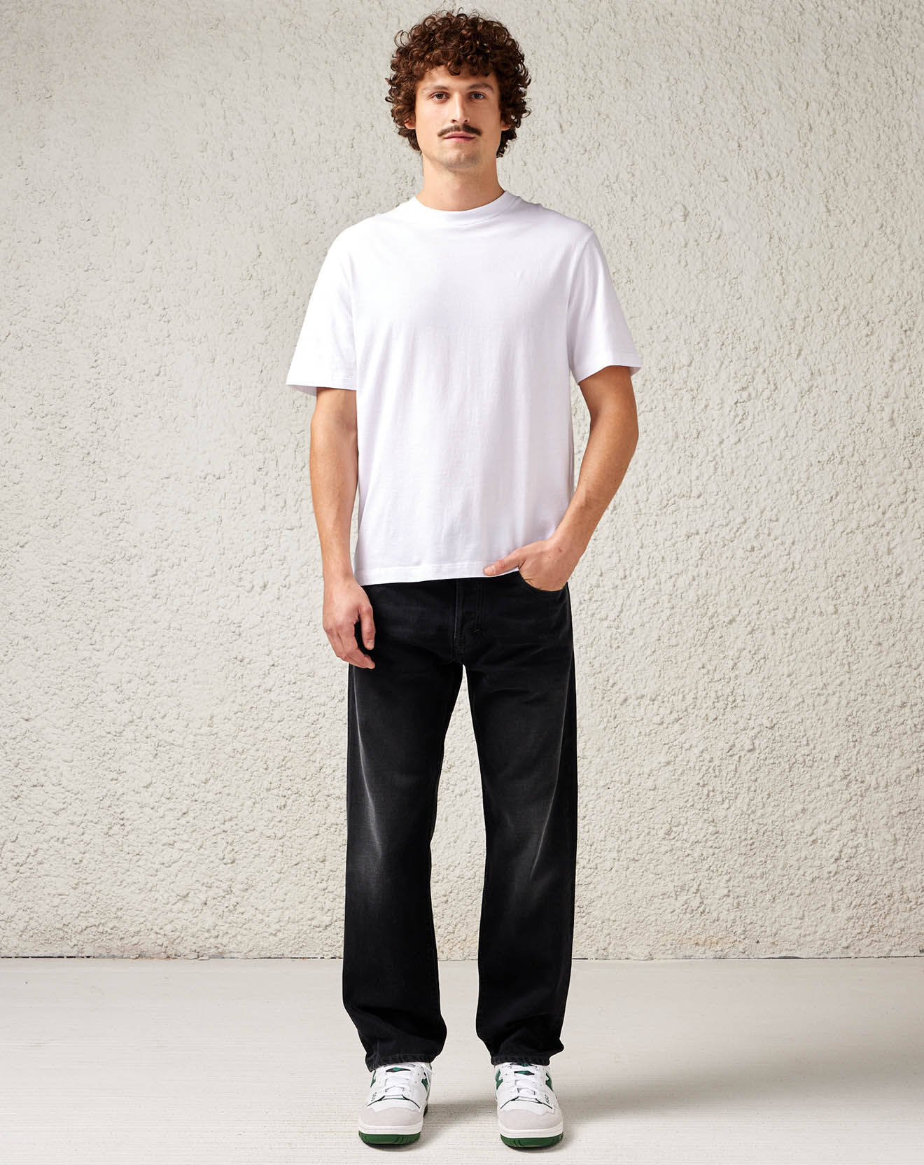 Bellerose Jean loose en Toile de Coton Percy noir