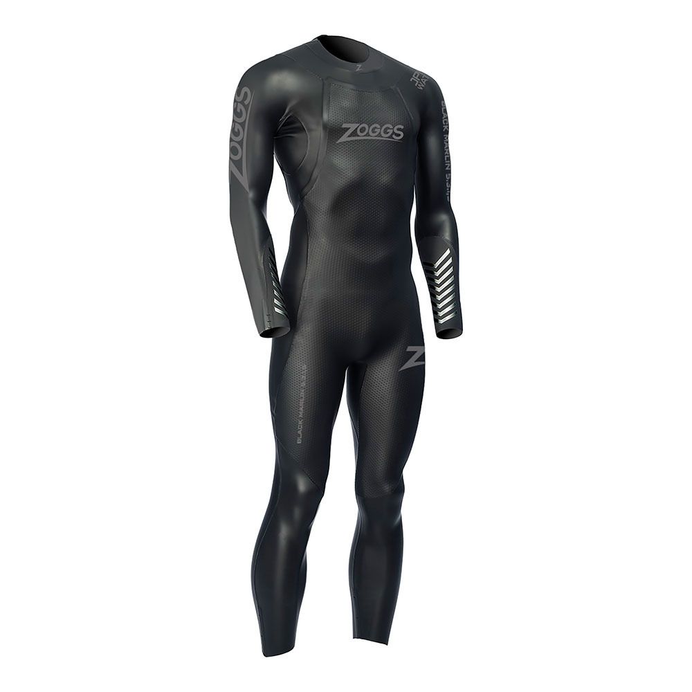 Zoggs BLACK MARLIN BZ - Combinaison intégrale 5/3/1.5 mm Homme black/silver