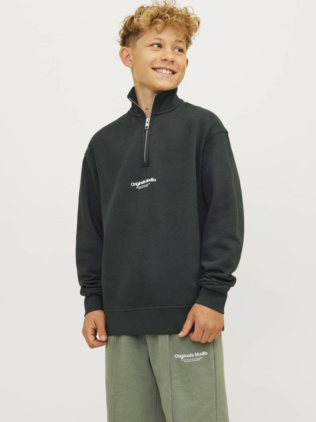JACK & JONES sweater JORVESTERBRO met tekst