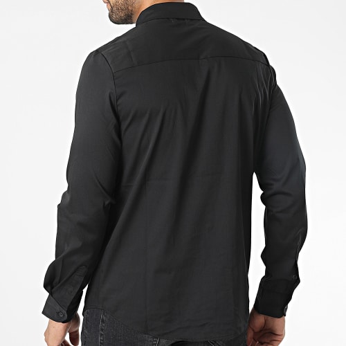 Chemises Manches Longues Noir